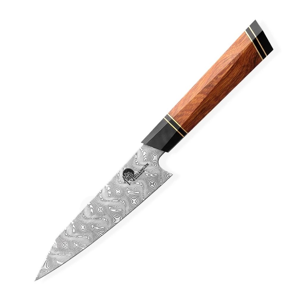 foto Kuchy�sk� dama�kov� n�� Utility 134 mm Dellinger Octagonal Desert Iron Wood